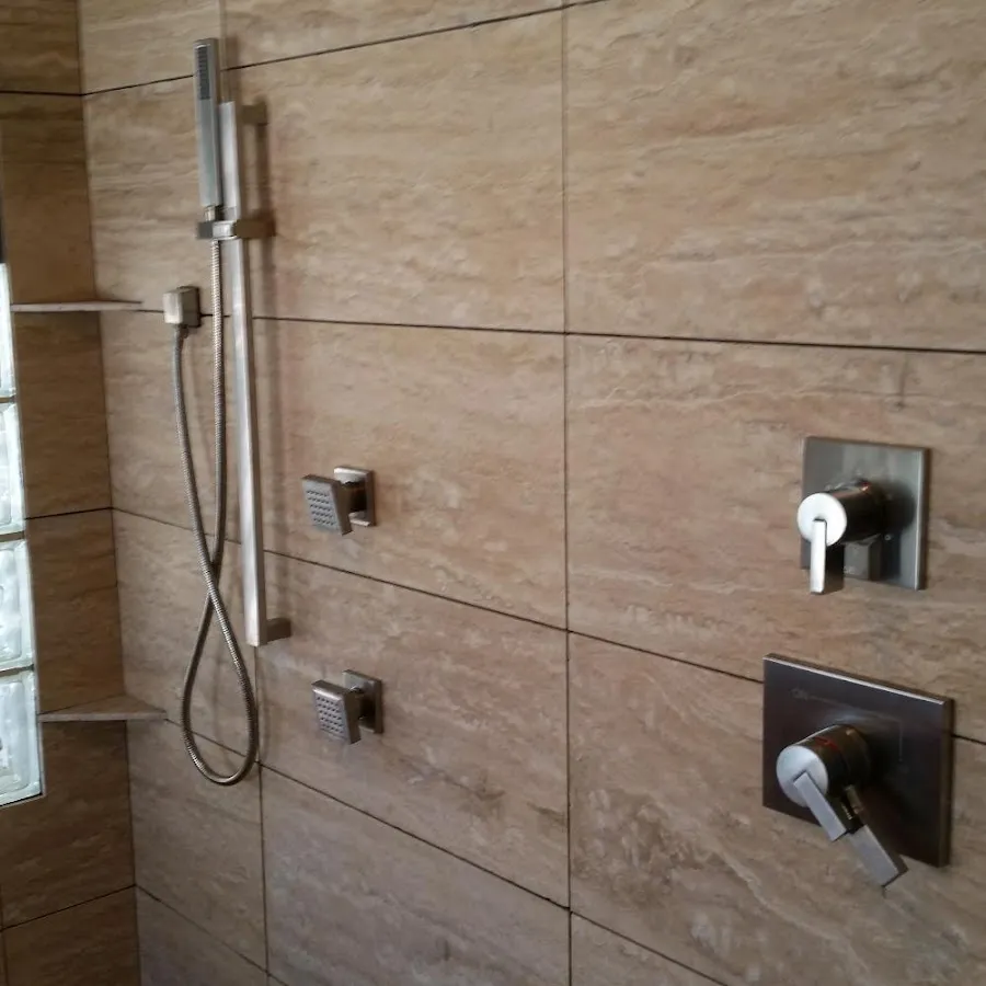 Shower fixture installation for Water Heater Replacement in Florin